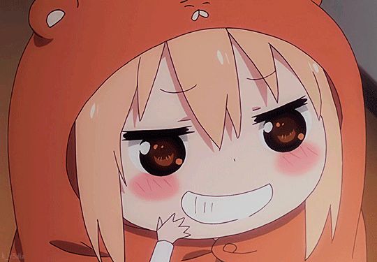 umaru thumbs up to reader